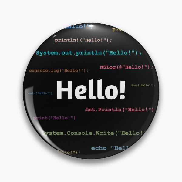 Item preview, SoftWear - Hello! in Different (Programming) Languages designed and sold by AZ Squared.