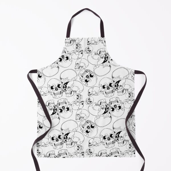 Item preview, Skull pattern on white designed and sold by Aisling Tierney.