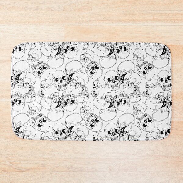 Item preview, Skull pattern on white designed and sold by Aisling Tierney.