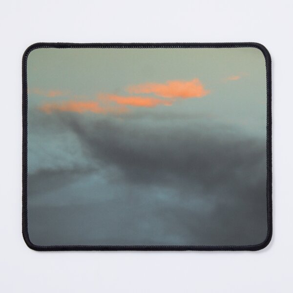 Item preview, Three Orange Clouds in a Stormy Sky Sunset designed and sold by Anna Lemos.