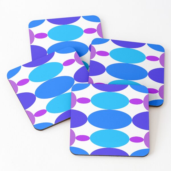 Item preview, Blue and Lavender Spheres and Ovals designed and sold by EdwardMonet.