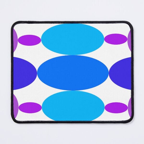 Item preview, Blue and Lavender Spheres and Ovals designed and sold by EdwardMonet.