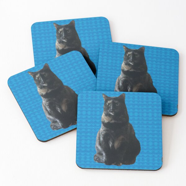 Item preview, Sweet Kitty on Blue  designed and sold by Amanda1775.