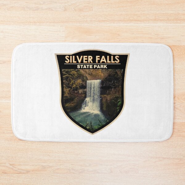 Item preview, Silver Falls State Park Oregon Watercolor Badge designed and sold by KrisSidDesigns.