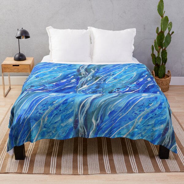 Item preview, Peaceful Blue Waves Contemporary Beach Art Sea And Ocean I designed and sold by Irina Sztukowski.