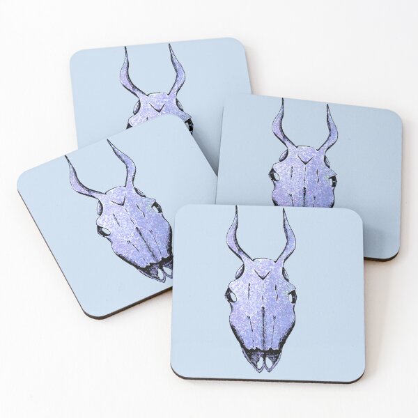 Item preview, Blue Deer Skull designed and sold by WildandDivine.