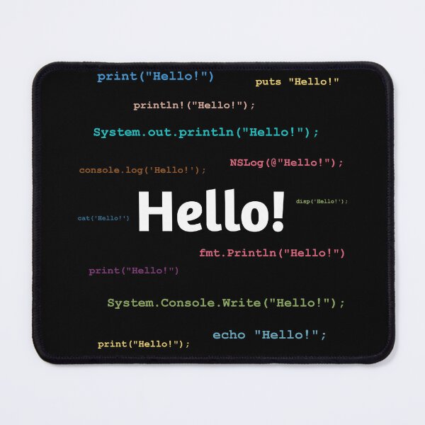 Item preview, SoftWear - Hello! in Different (Programming) Languages designed and sold by AZ Squared.