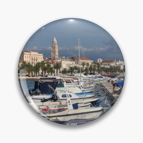 Item preview, Split marina seascape designed and sold by hawkie.