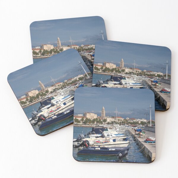 Item preview, Split marina seascape designed and sold by hawkie.