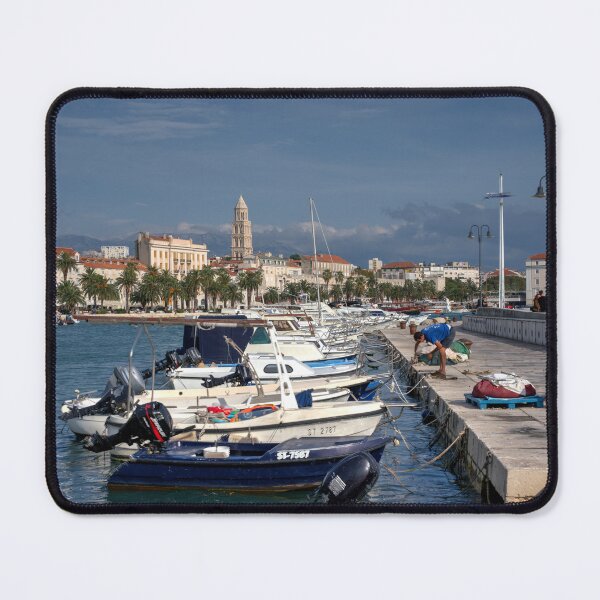 Item preview, Split marina seascape designed and sold by hawkie.
