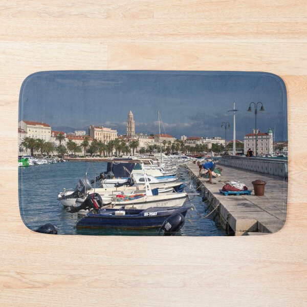 Item preview, Split marina seascape designed and sold by hawkie.