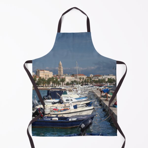 Item preview, Split marina seascape designed and sold by hawkie.