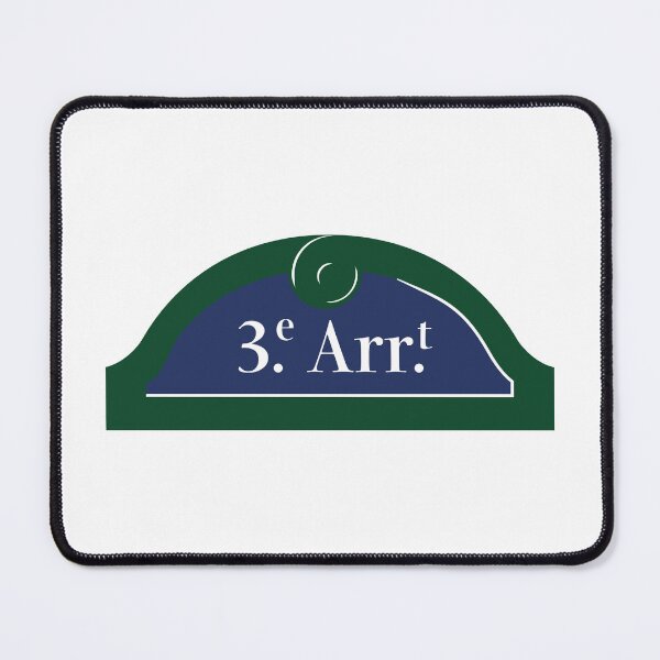 Item preview, Panel 3rd Arrondissement Paris designed and sold by BubbleManShop.