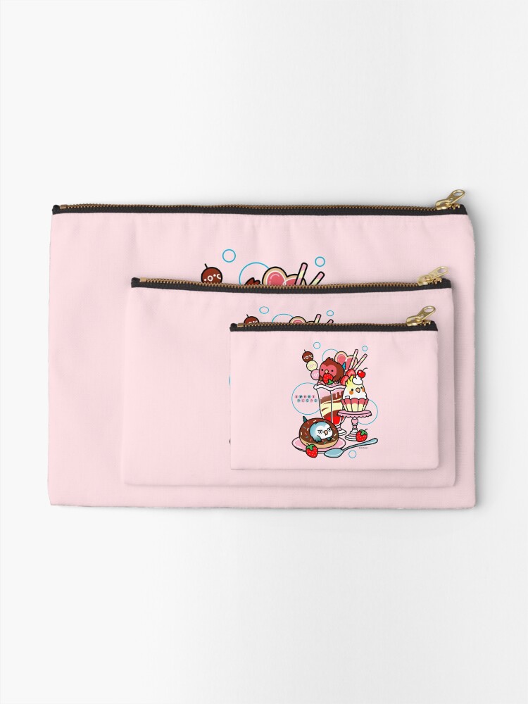 Thumbnail 2 of 4, Zipper Pouch, Sweet Peeps designed and sold by birdhism.