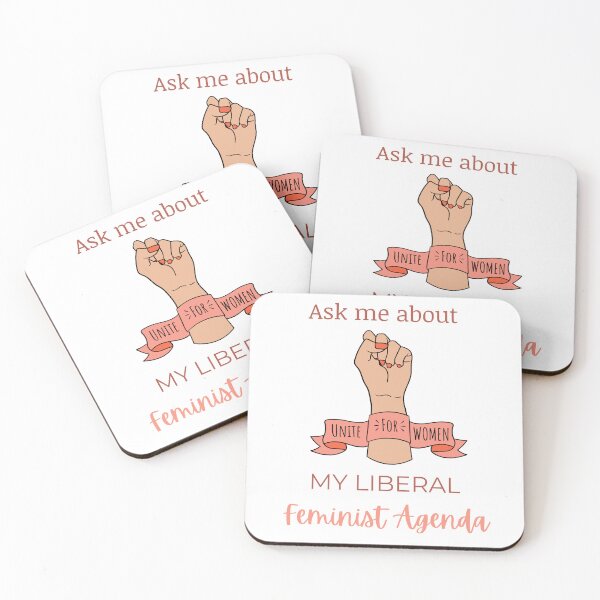 Item preview,  Ask Me About My Liberal Feminist Agenda designed and sold by LunaticArtWork.