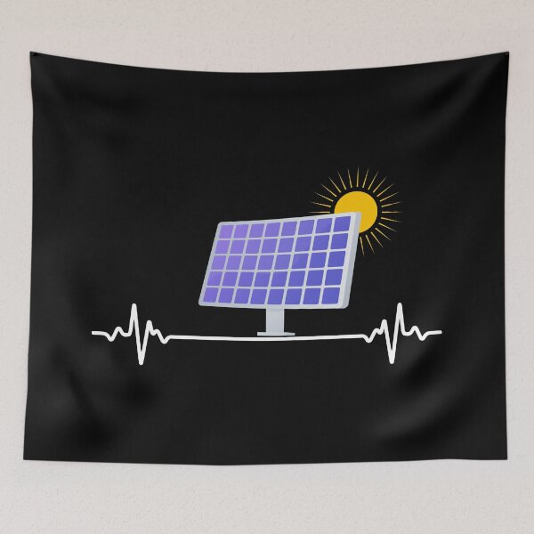 Item preview, Solar Panel Heartbeat Global Warming Earth Day designed and sold by haselshirt.