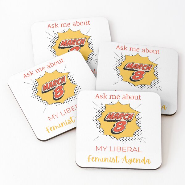 Item preview, Ask Me About My Liberal Feminist Agenda designed and sold by LunaticArtWork.