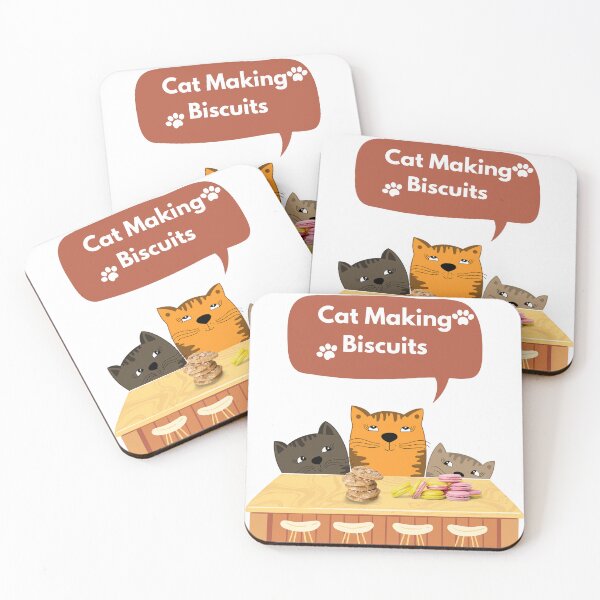 Item preview, Cat Making Biscuits best cats designed and sold by Izza12.
