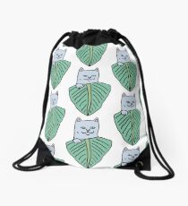 Nermal leaf Drawstring Bag
