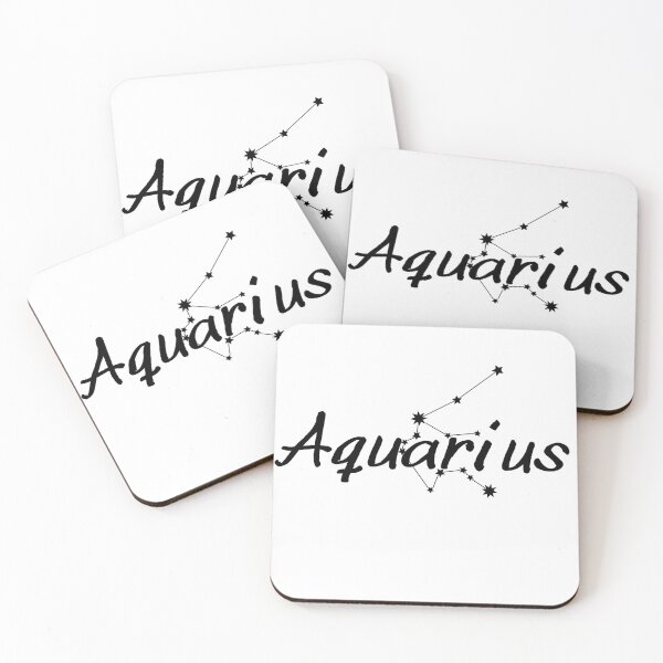 Item preview, Aquarius the Zodiac Astrological Sign with Stars Constellation designed and sold by CharWilcox.