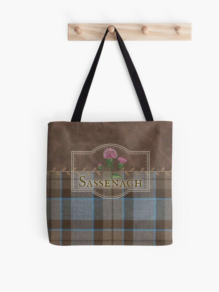 Scottish Thistle Tartan Leather Purse