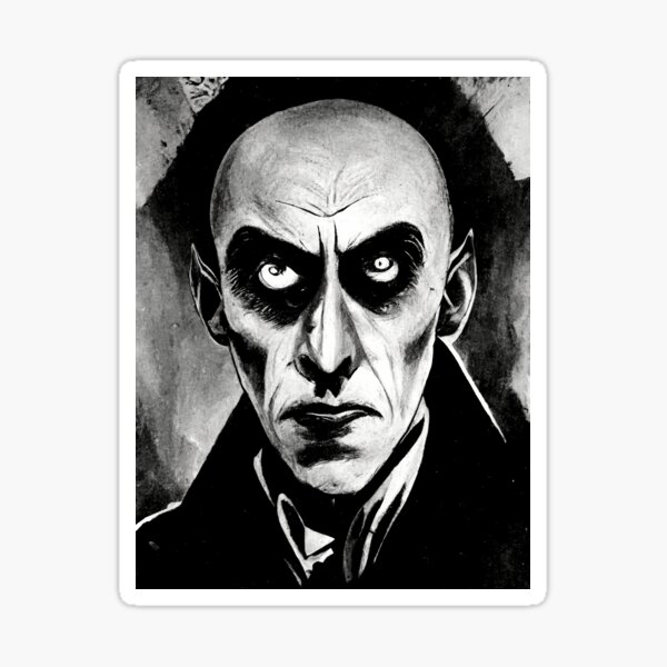 "Nosferatu's Count Orlok" Sticker for Sale by FraterPera Redbubble