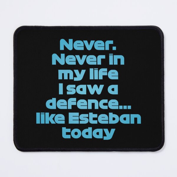 Item preview, ALO. Never in my Life I Saw a Defence... Like Esteban - Best Team Radio Hungarian GP 2022 (Original - Black BG) designed and sold by FilipeFerreira.