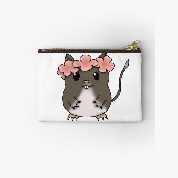 Item preview, Cute brown gerbil with a flower crown designed and sold by Becky-Marie.