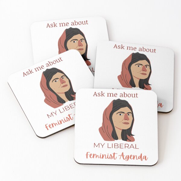Item preview, Ask Me About My Liberal Feminist Agenda designed and sold by LunaticArtWork.