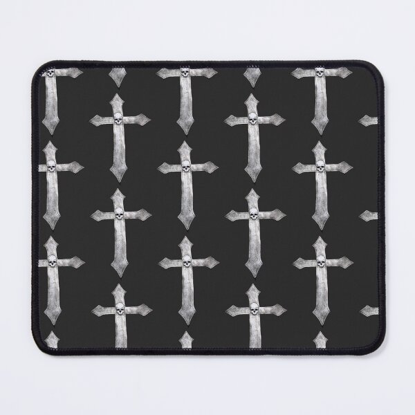 Item preview, Painted Cross and Skull designed and sold by WildandDivine.