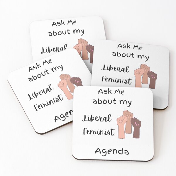 Item preview, Ask Me About My Liberal Feminist Agenda designed and sold by LunaticArtWork.