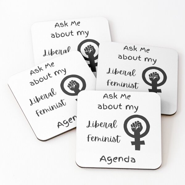 Item preview, Ask Me About My Liberal Feminist Agenda designed and sold by LunaticArtWork.