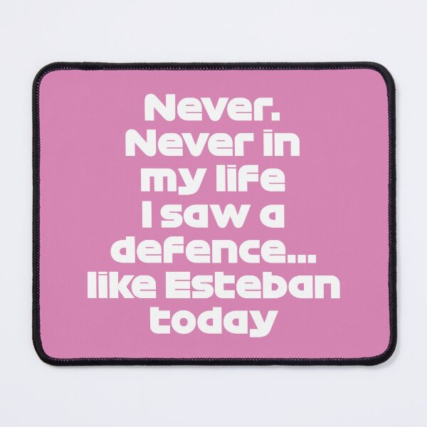 Item preview, ALO. Never in my Life I Saw a Defence... Like Esteban - Best Team Radio Hungarian GP 2022 (Pink BG) designed and sold by FilipeFerreira.