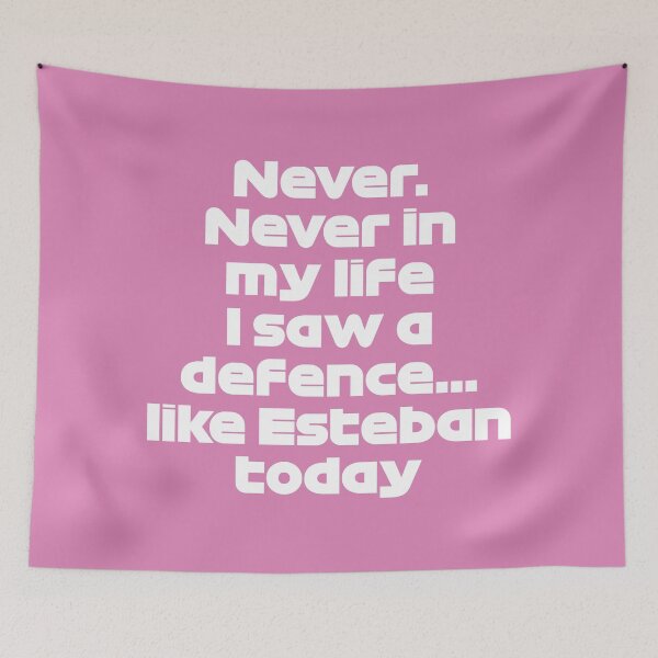 Item preview, ALO. Never in my Life I Saw a Defence... Like Esteban - Best Team Radio Hungarian GP 2022 (Pink BG) designed and sold by FilipeFerreira.