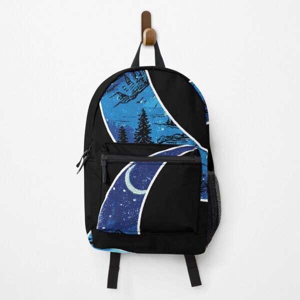 Item preview, Crescent moon with snowy landscape at night designed and sold by Mila1946.