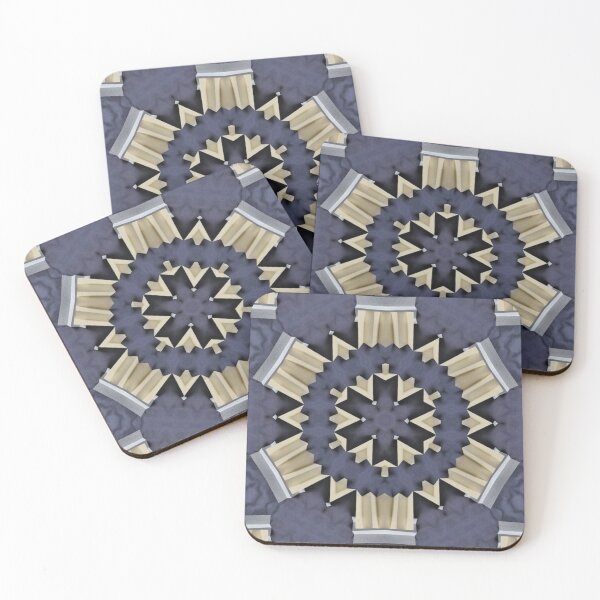 Item preview, Blue and Yellow Geometric by Jenny Meehan designed and sold by Jenny Meehan Art Prints and Patterns  .