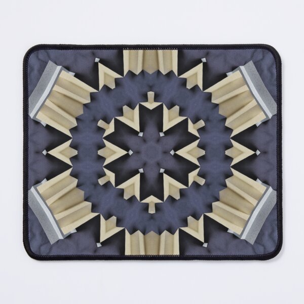 Item preview, Blue and Yellow Geometric by Jenny Meehan designed and sold by Jenny Meehan Art Prints and Patterns .