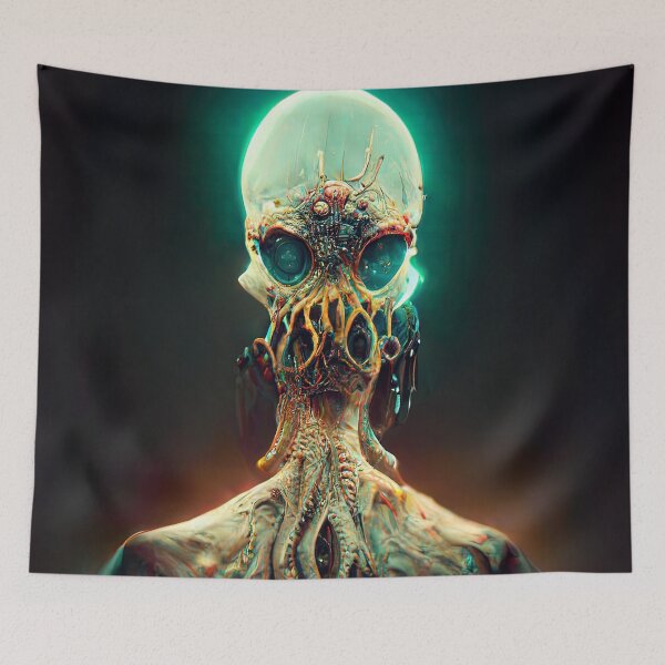 Item preview, Zinjon The Lovecraft Alien designed and sold by 2Piglets.