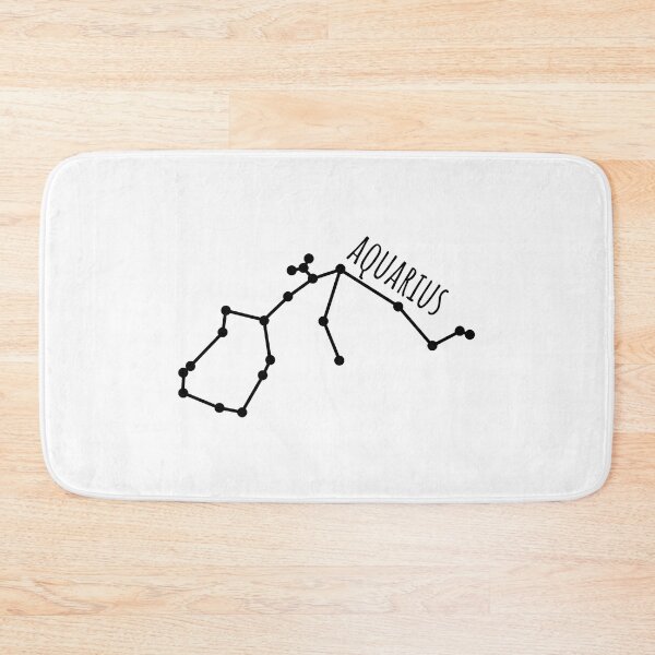 Item preview, Aquarius Constellation (BLACK DESIGN) designed and sold by EleannaInSpace.