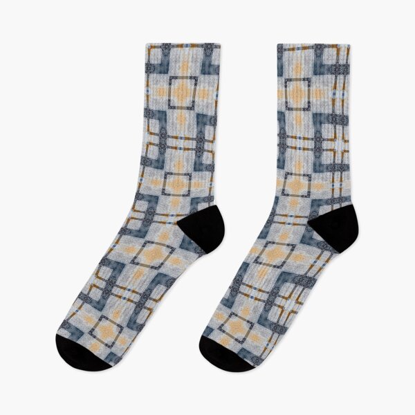 Item preview, Blue and Yellow Rustic Checks  by Jenny Meehan designed and sold by Jenny Meehan Art Prints and Patterns  .
