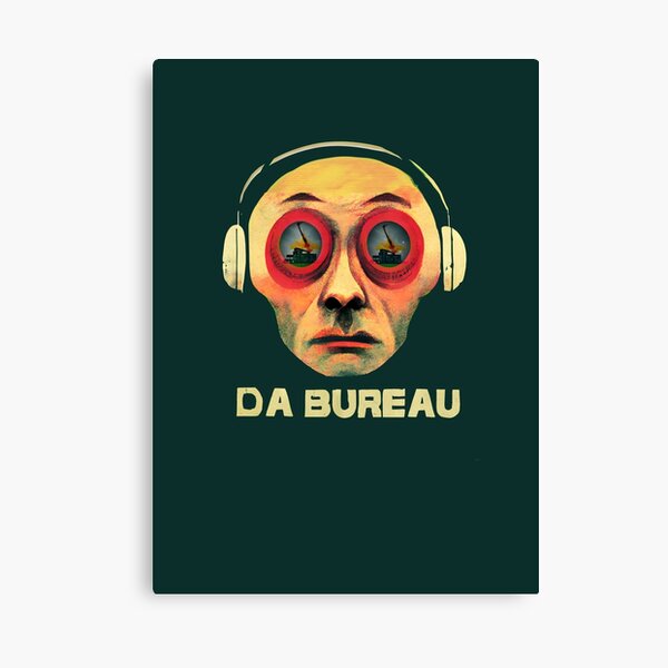 Headphone Man Canvas Print
