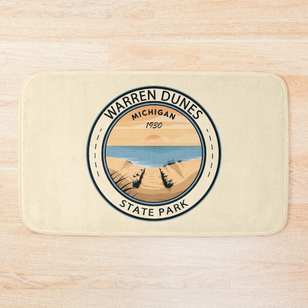 Item preview, Warren Dunes State Park Michigan Badge designed and sold by KrisSidDesigns.