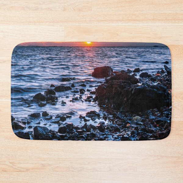 Item preview, beautiful rocky beach awesome sunset view gift designed and sold by Asombrosa.