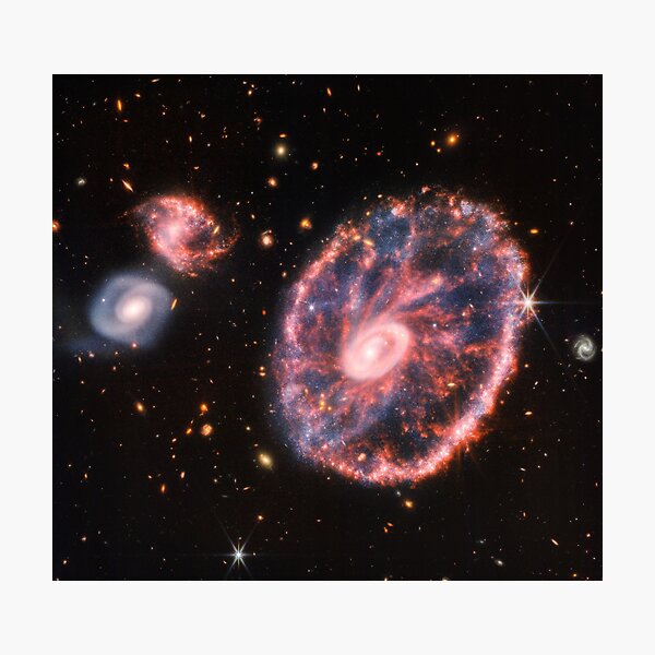 Item preview, James Webb Space Telescope The Cartwheel Galaxy designed and sold by PaintLabs.
