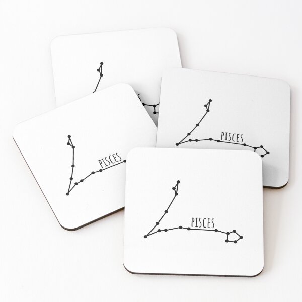 Item preview, Pisces Constellation (BLACK DESIGN) designed and sold by EleannaInSpace.