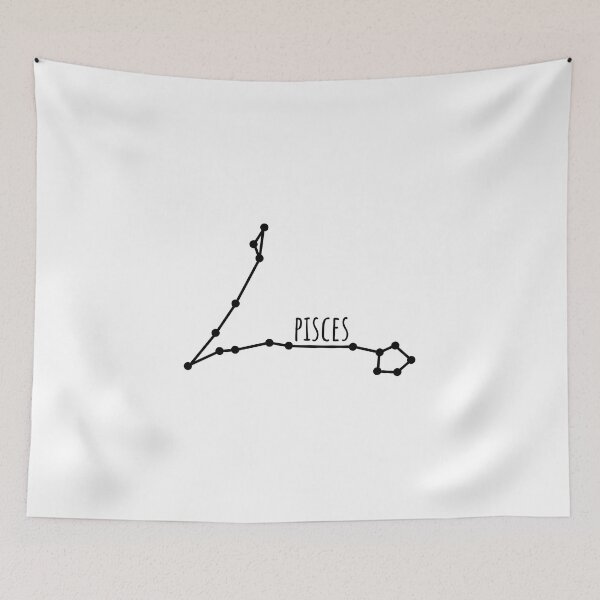 Item preview, Pisces Constellation (BLACK DESIGN) designed and sold by EleannaInSpace.