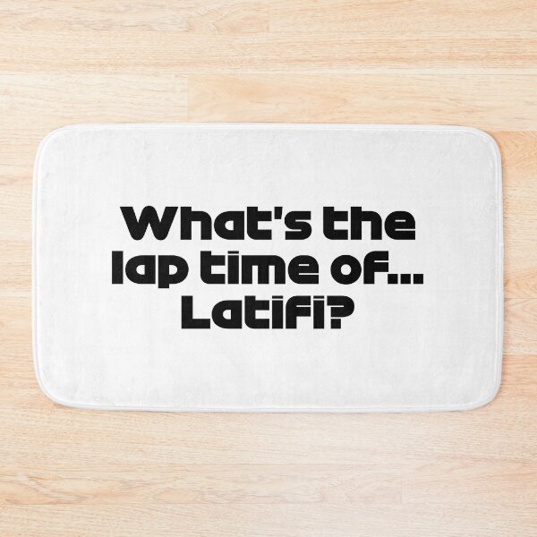 Item preview, LEC. What's the Lap Time Of... Latifi? - Best Team Radio Hungarian GP 2022 (Black) designed and sold by FilipeFerreira.