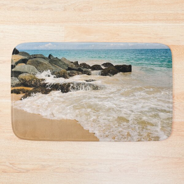 Item preview, beautiful rocky beach with white sand awesome sunset view gift designed and sold by Asombrosa.