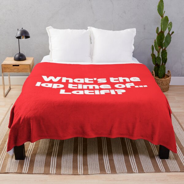 Item preview, LEC. What's the Lap Time Of... Latifi? - Best Team Radio Hungarian GP 2022 (Red BG) designed and sold by FilipeFerreira.
