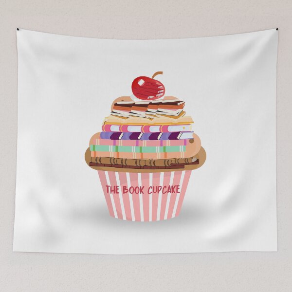 Item preview, The Book Cupcake (with words) designed and sold by tmdaliggr.